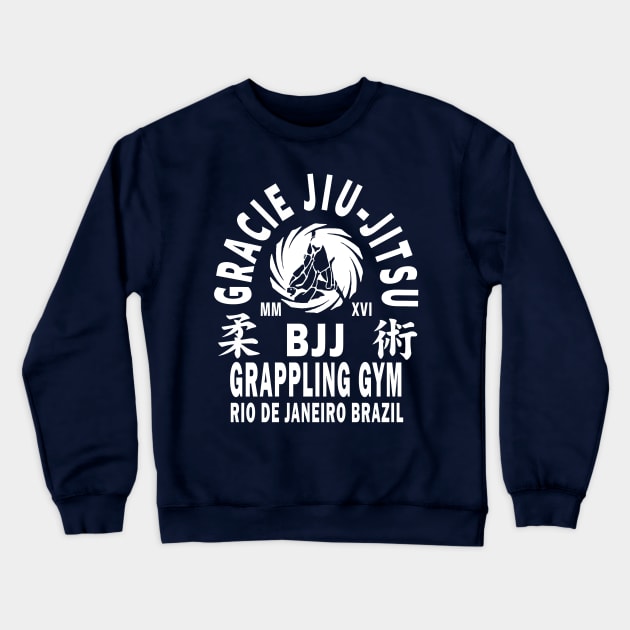 Gracie Jiu Jitsu Crewneck Sweatshirt by oyshopping